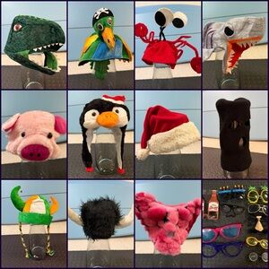 Novelty Costume Hat Set - great for photo shoots!